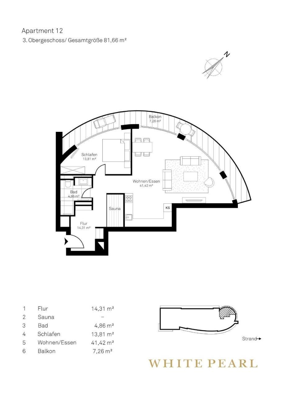 White Pearl Apartment 3.12 تيميندورفير ستراند المظهر الخارجي الصورة